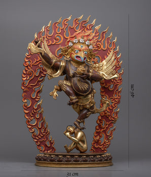 Garuda Statue for Buddhist Altar | God of Strength and Vigilance