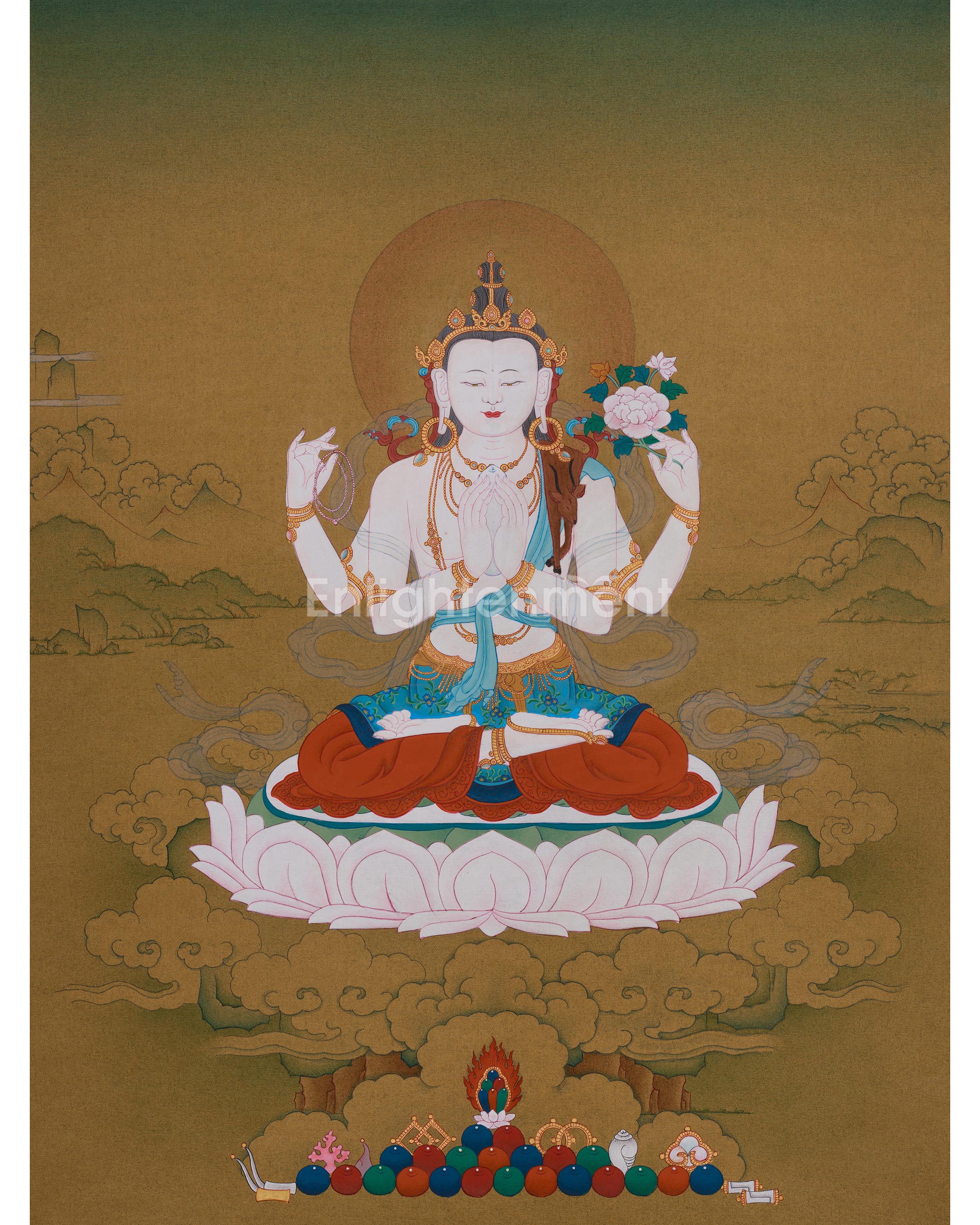 Tibetan Chenrezig Art 