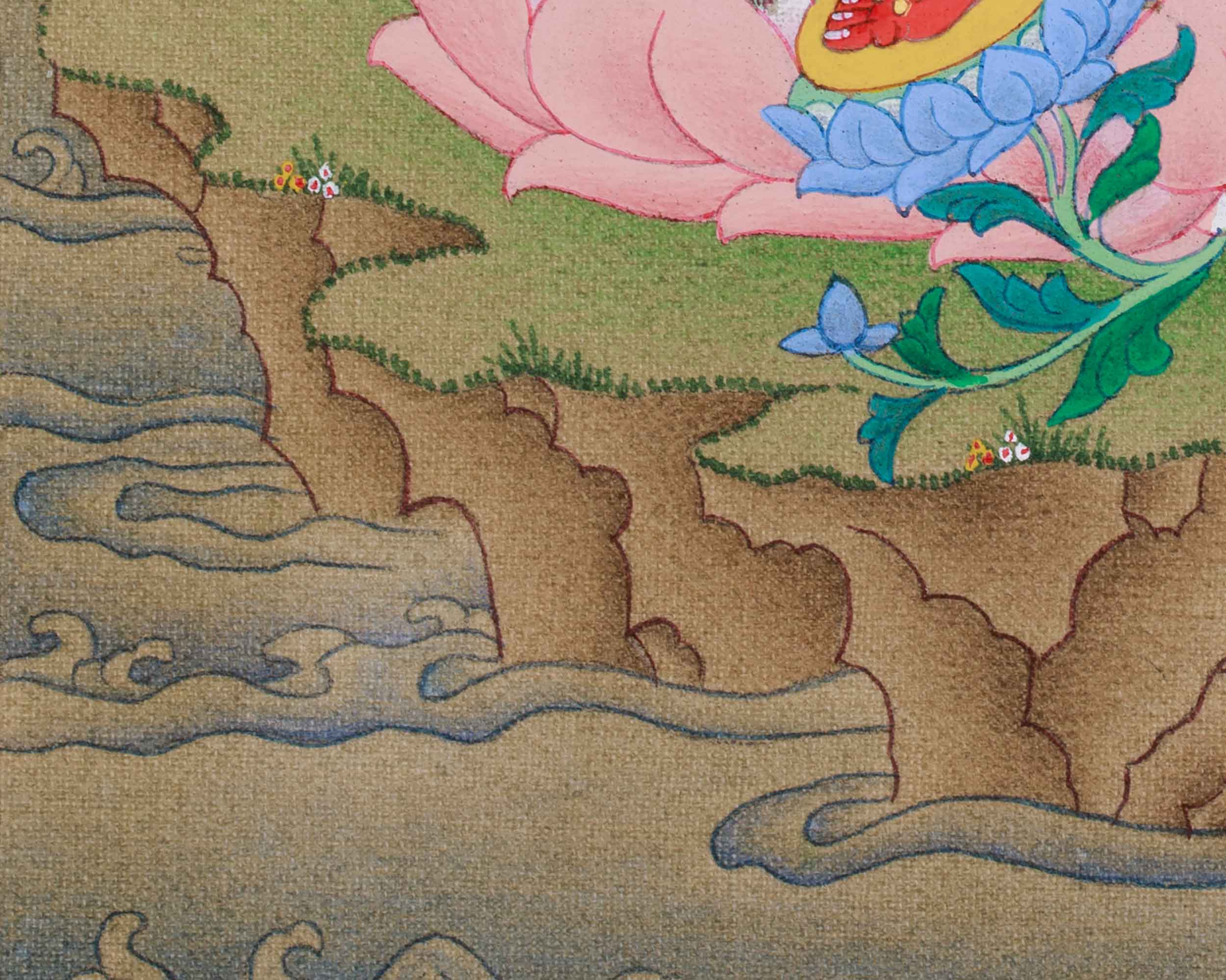 Tantric Red Tara Thangka | Goddess of Magnetism and Power