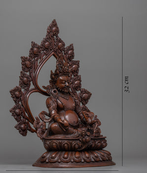 dzambhala-oxidized sculpture