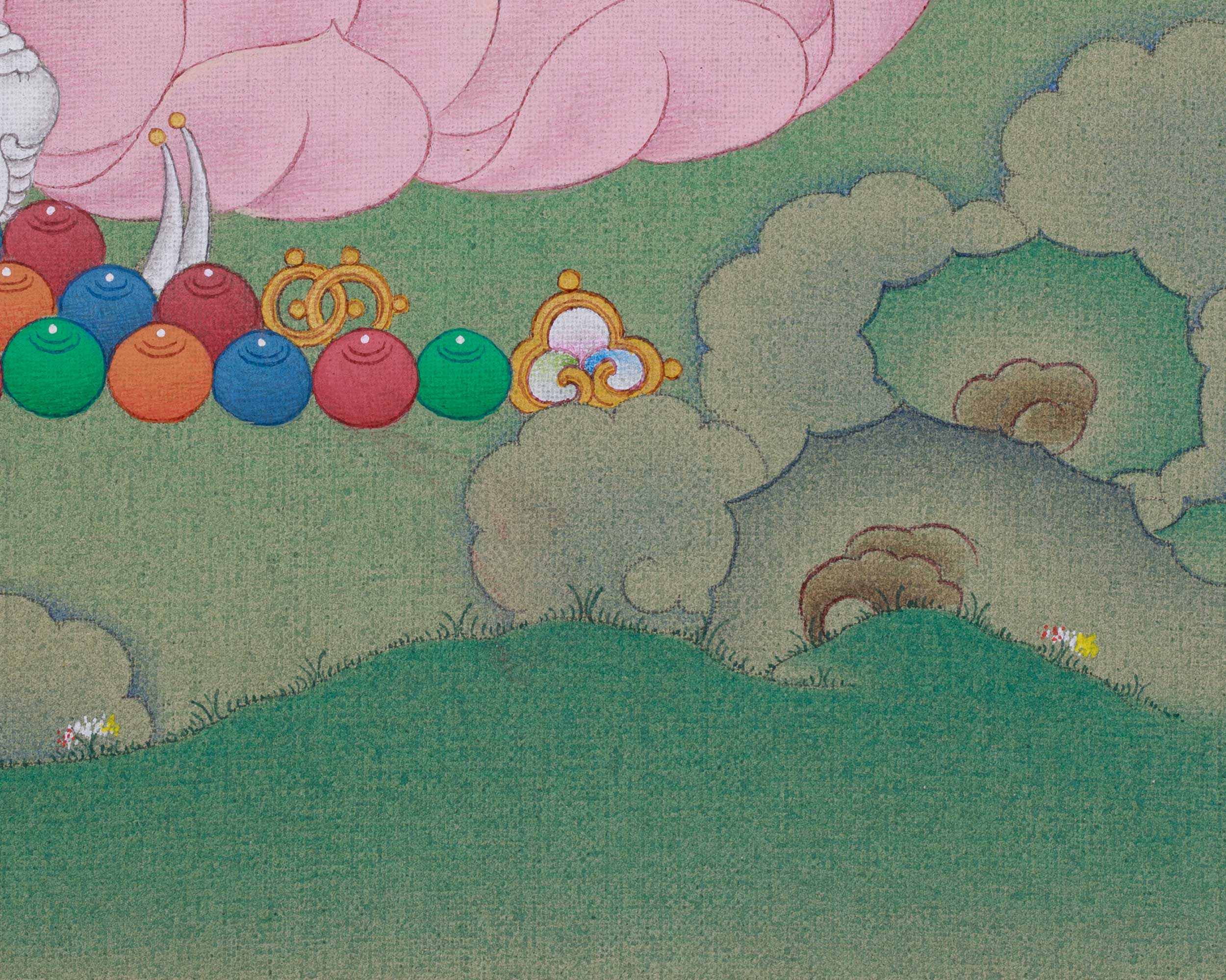 Thangka of Historical Buddha, Shakyamuni | The Enlightened One, Representing Wisdom and Compassion