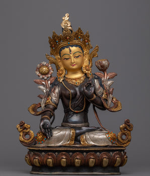 small white tara statue 