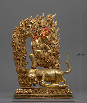 Wrathful Dorje Drollo Statue | Embrace the Fierce Power of Spiritual Protection and Transformation