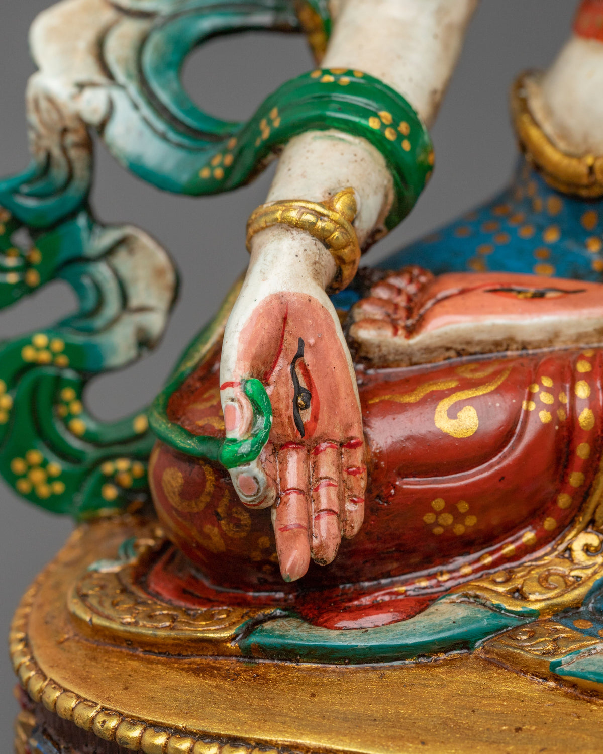 Handmade Divine White Tara Figurine | Compassionate Healing Goddess