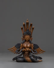Naag Kanya Tibetan Statue – Oxidized Copper Craft