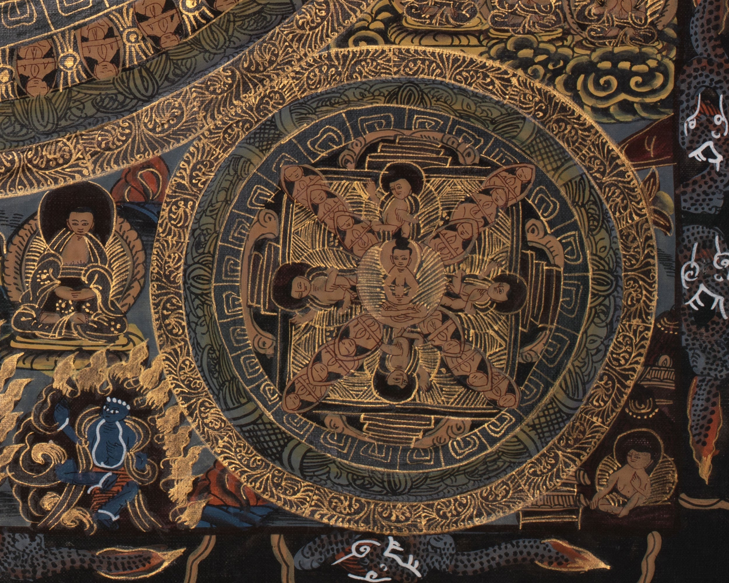 Tibetan Buddha Mandala Thangka | For Meditation and Inner Transformation