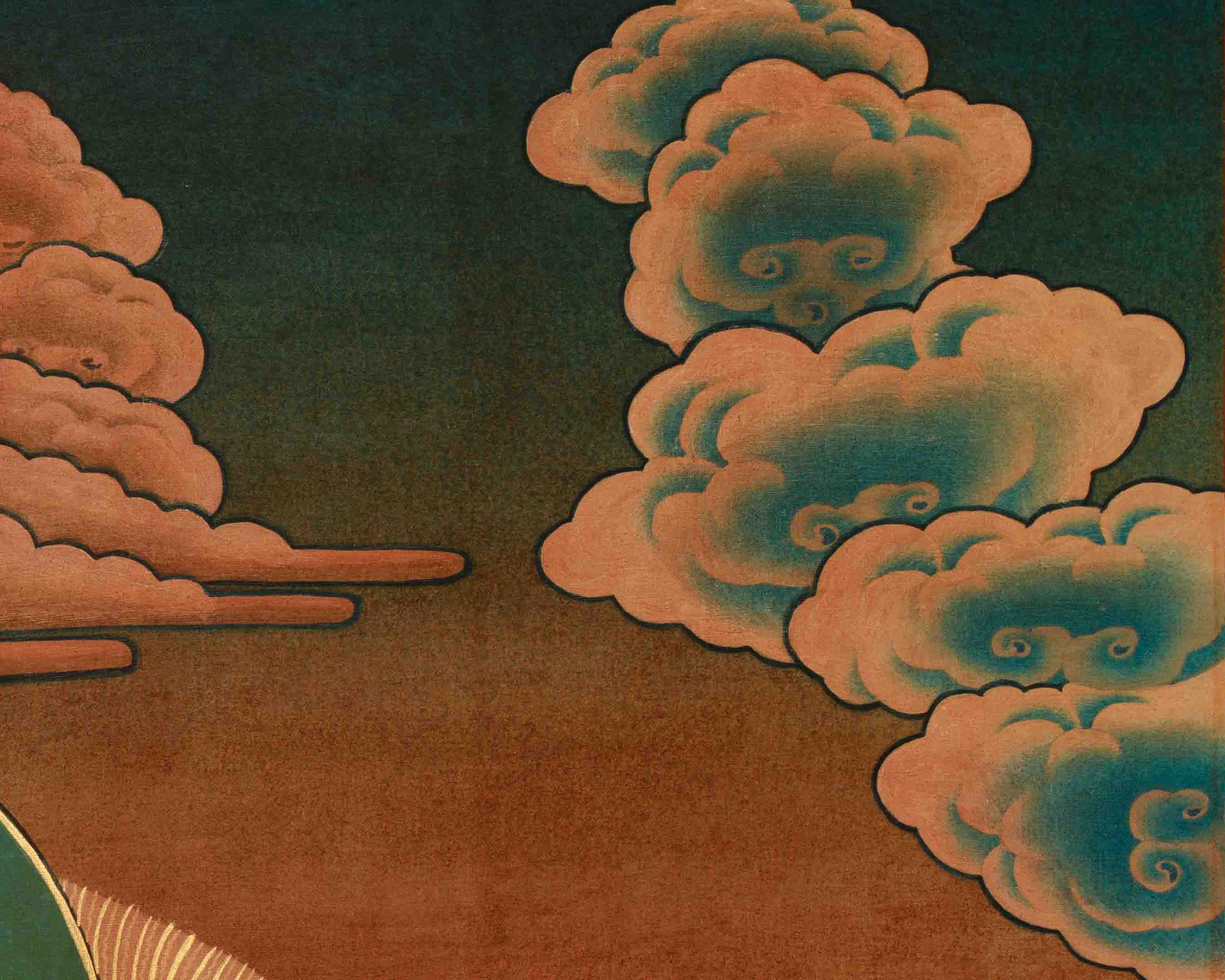 Himalayan White Tara Art | Seven-Eyed Goddess of Compassion and Long Life