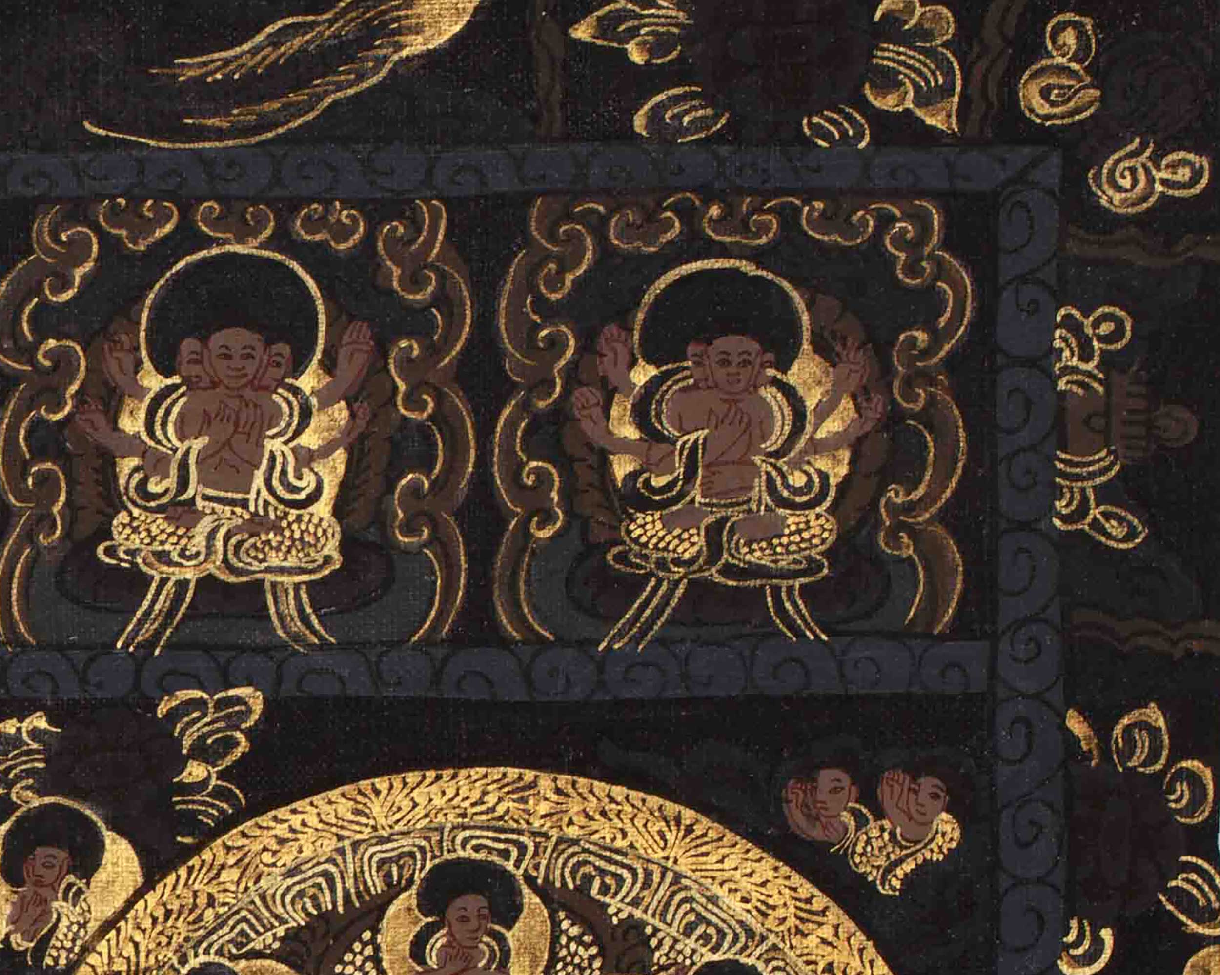 Buddha Mandala Sacred Thangka | Himalayan Art Of Wisdom And Enlightenment | Meditation Altar