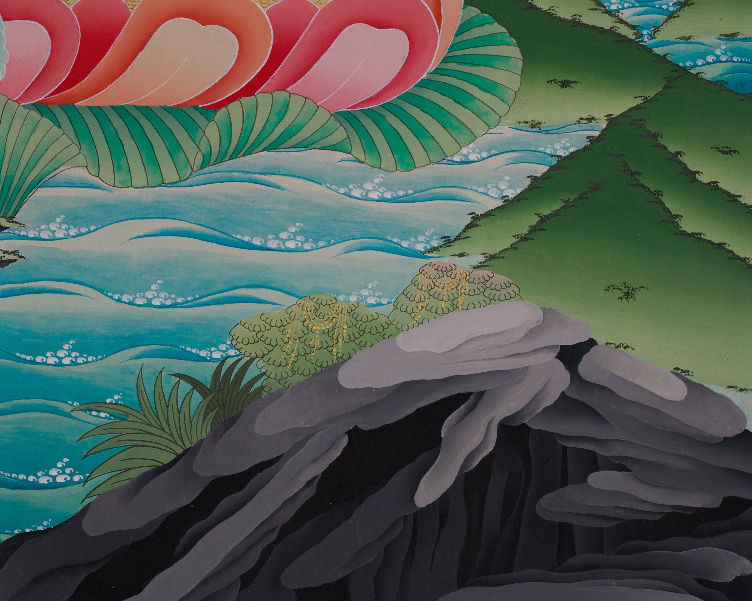 Himalayan Green Tara Art | Divine Compassion | Meditation Altar