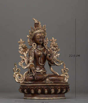  Goddess White Tara Figure