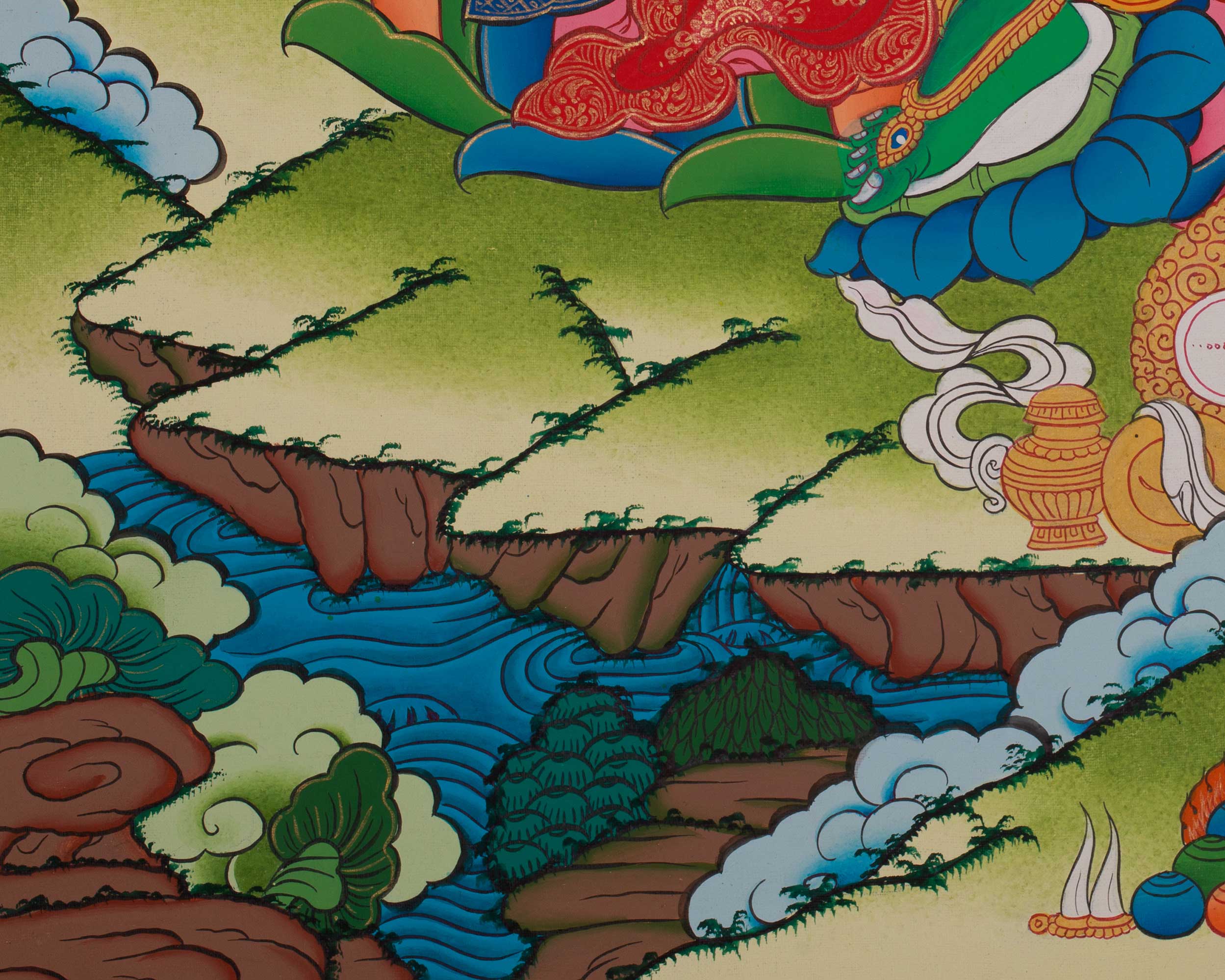 Buddhist Green Tara Art | Shyama Tara | Protection Deity