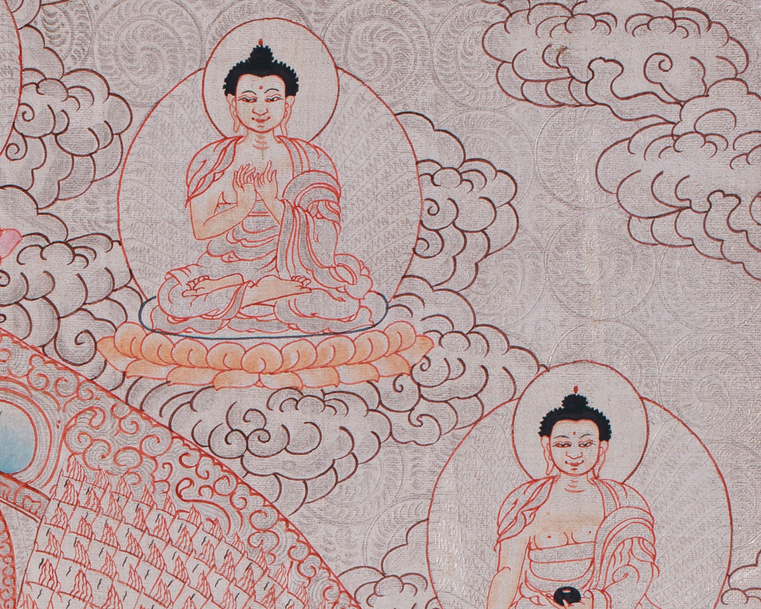 Sacred Art Of 1000 Armed Chenrezig | Avalokiteshvara Thangka | Spiritual Artwork