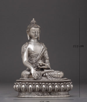 silver-shakyamuni-buddha