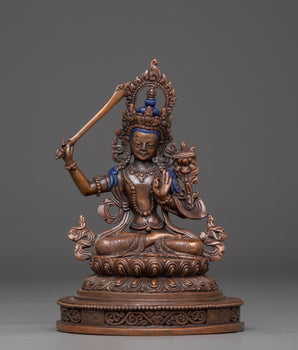 Statue of Manjushri: Symbol of Wisdom and Enlightenment