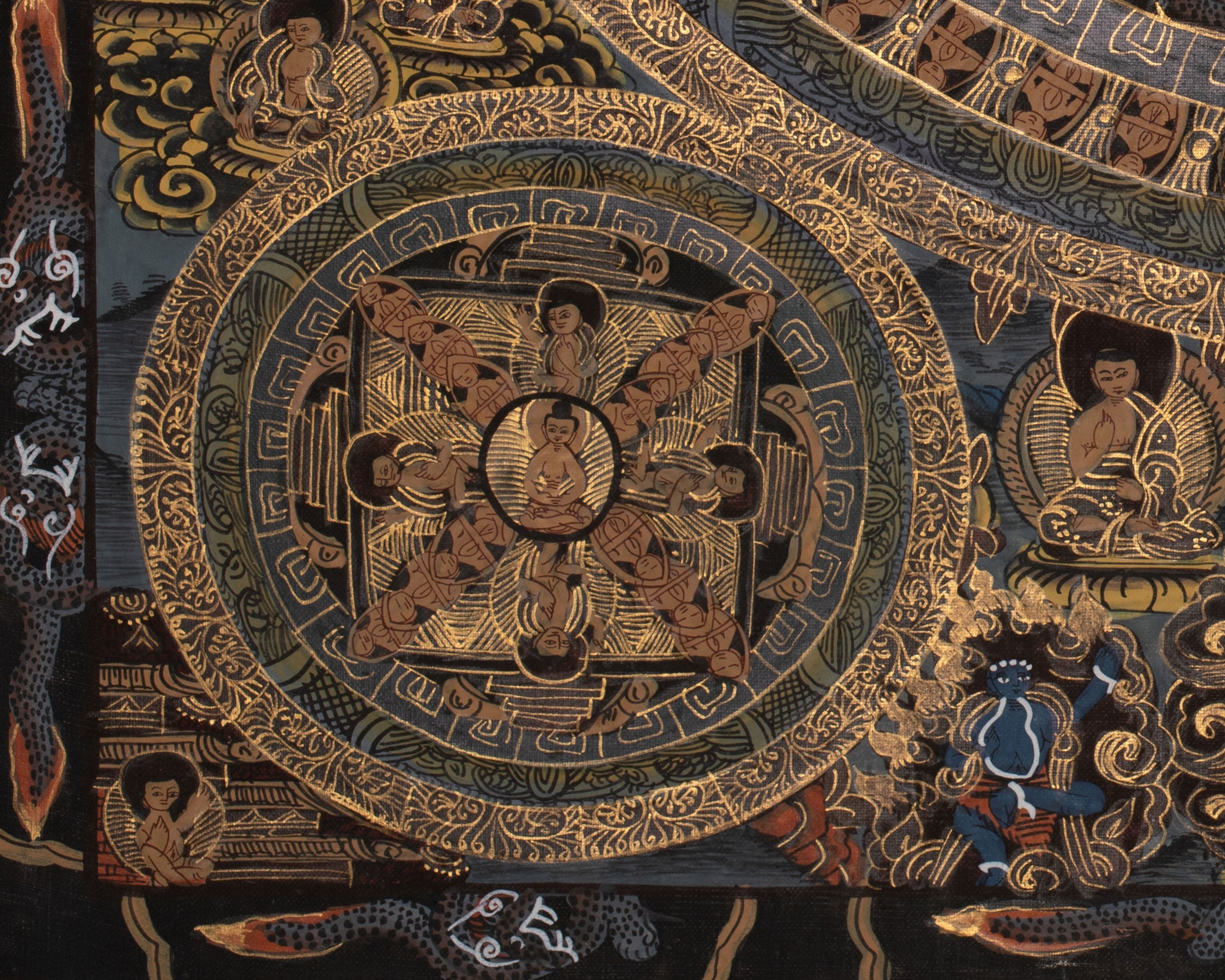 Tibetan Buddha Mandala Thangka | For Meditation and Inner Transformation