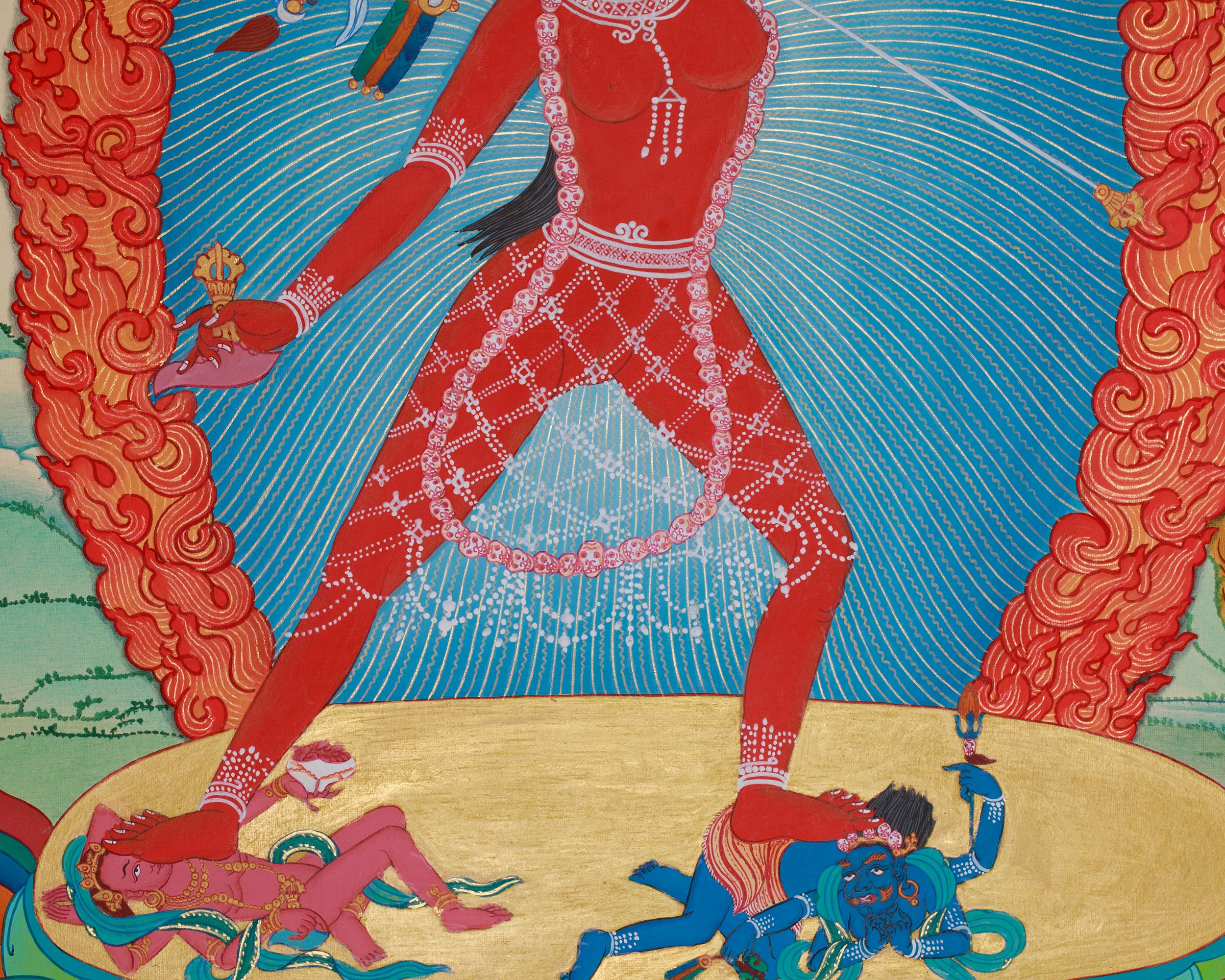 Vajrayogini Buddhist Thangka | Dakini of Tantric Buddhism | Wisdom Deity
