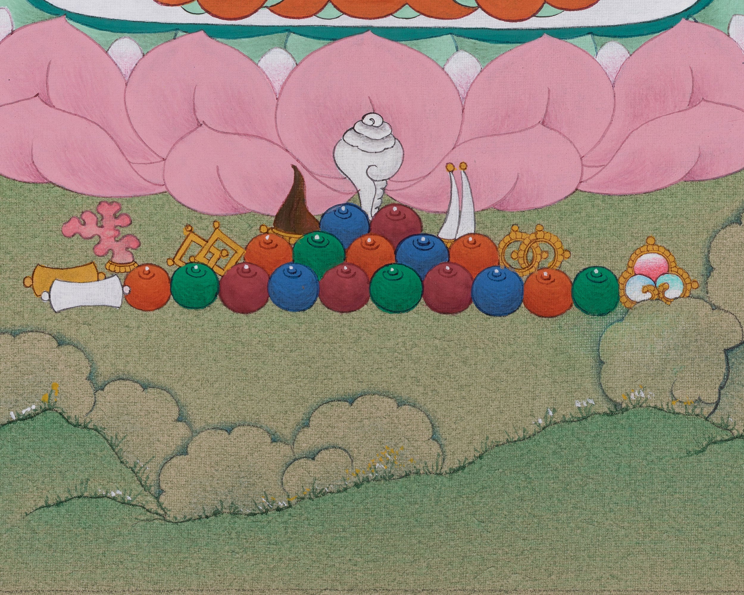 Sacred Shakyamuni Buddha Thangka | Peace and Enlightenment