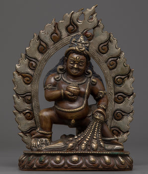 Black Dzambhala Statue