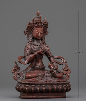 Vajrasattva Small Handmade Statue | Embodiment of Purity and Enlightenment