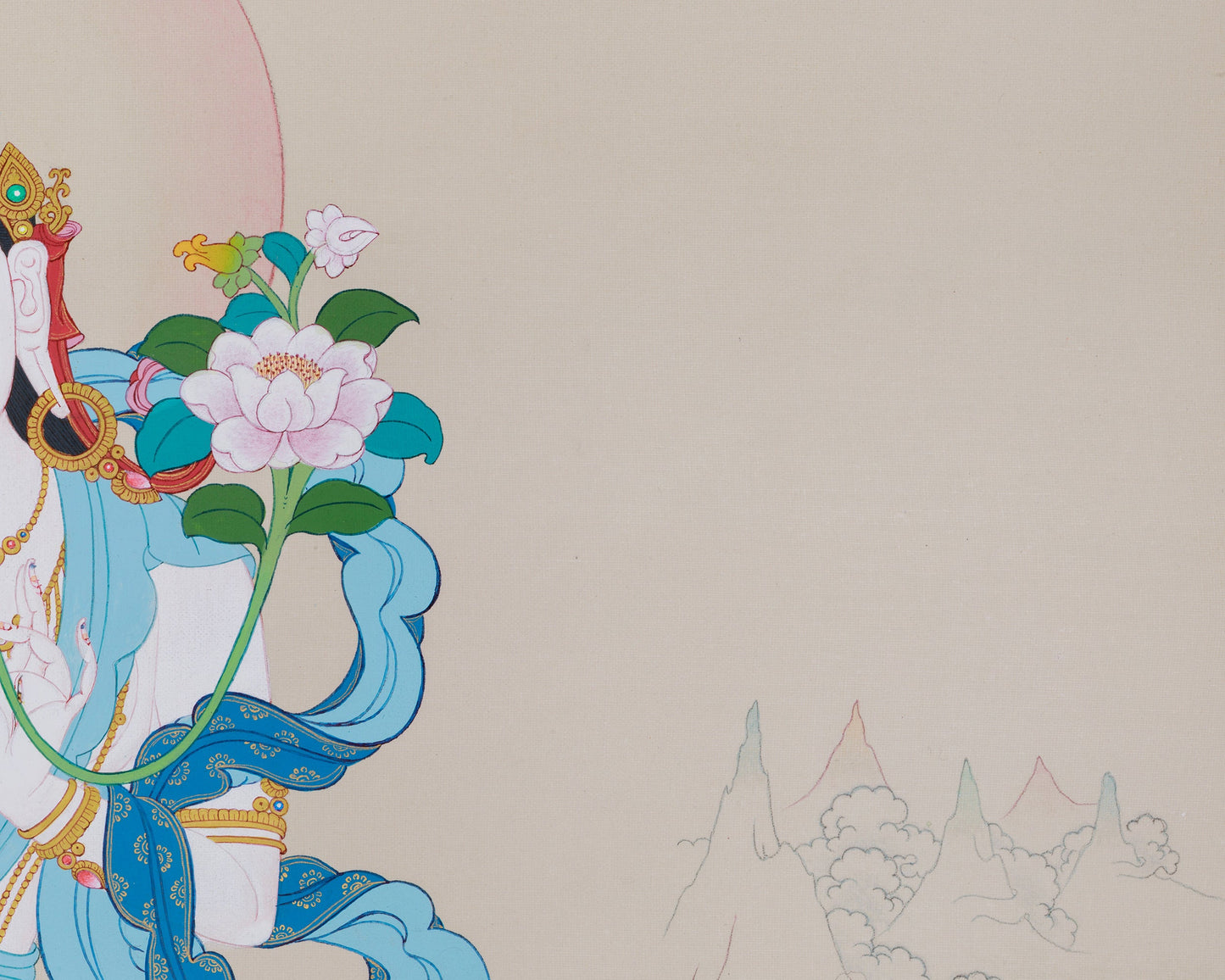 Sita Tara Thangka | Goddess of Compassion and Long Life