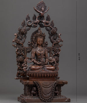 Amitayus Bodhisattva Sculpture | Traditional Buddhist Art