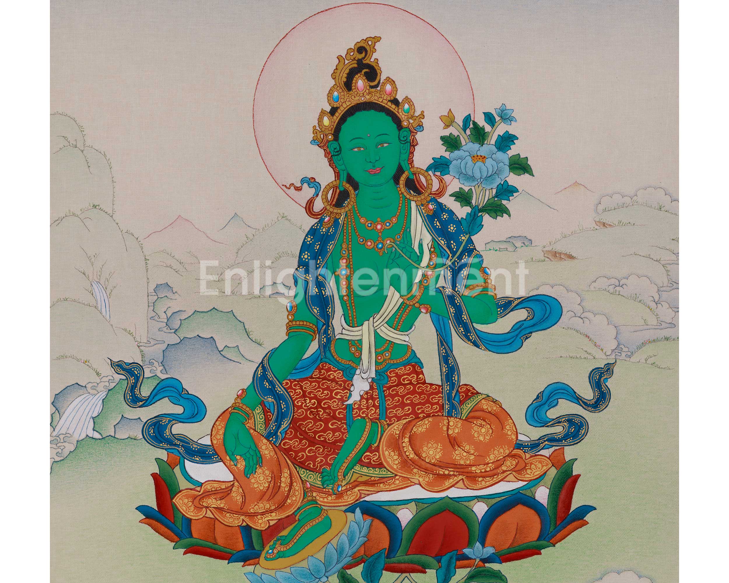 Green Tara Bodhisattva Art | Revered Deities In Tibetan Buddhism | Mother of all Buddhas