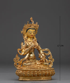 Handmade Golden Buddhist Deity Vajrasattva | The Thunderbolt Being