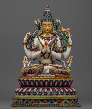 chenrezig-white-figurine