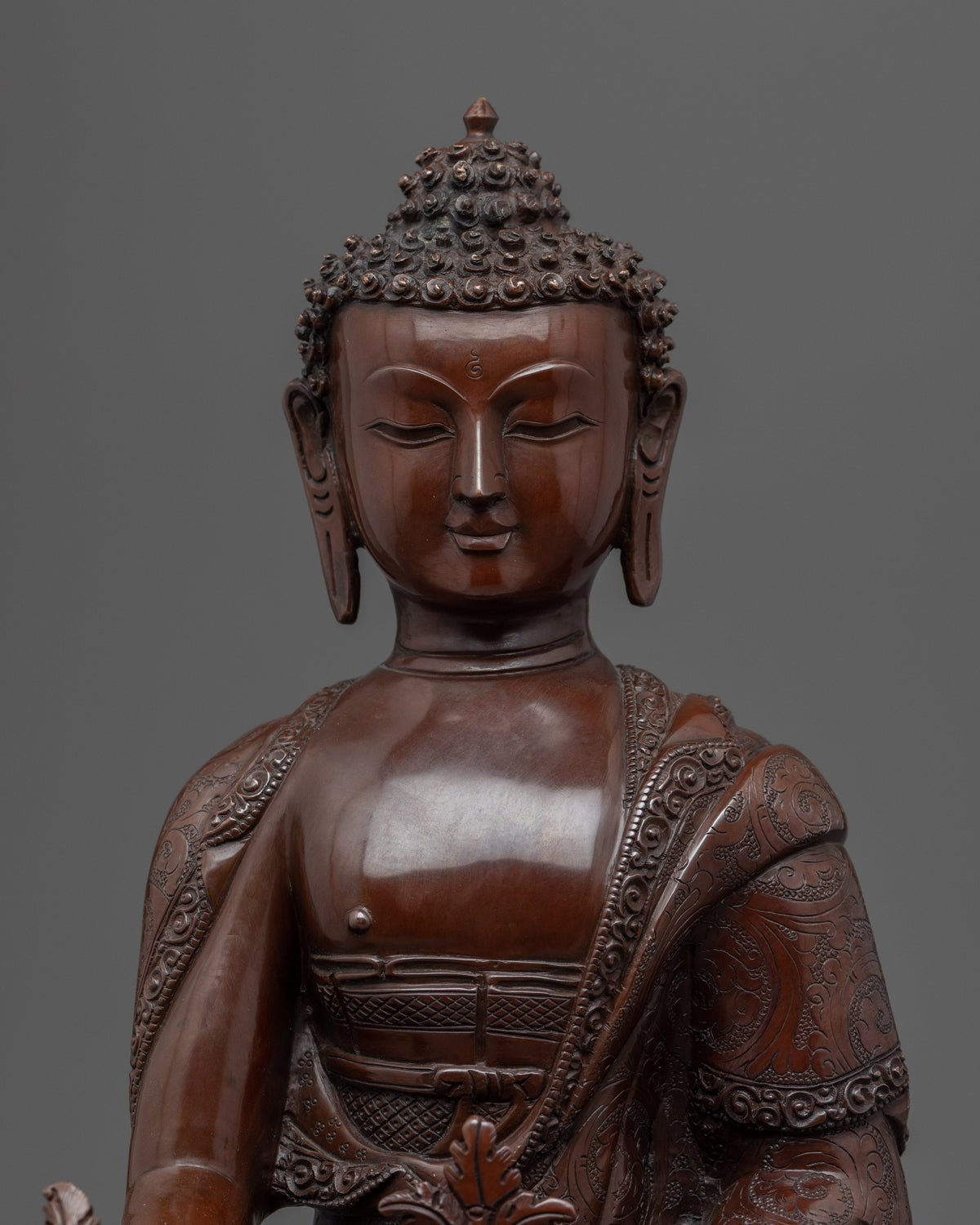 Healing Medicine Buddha Statue | Traditional Vajrayana Buddhist Artistry