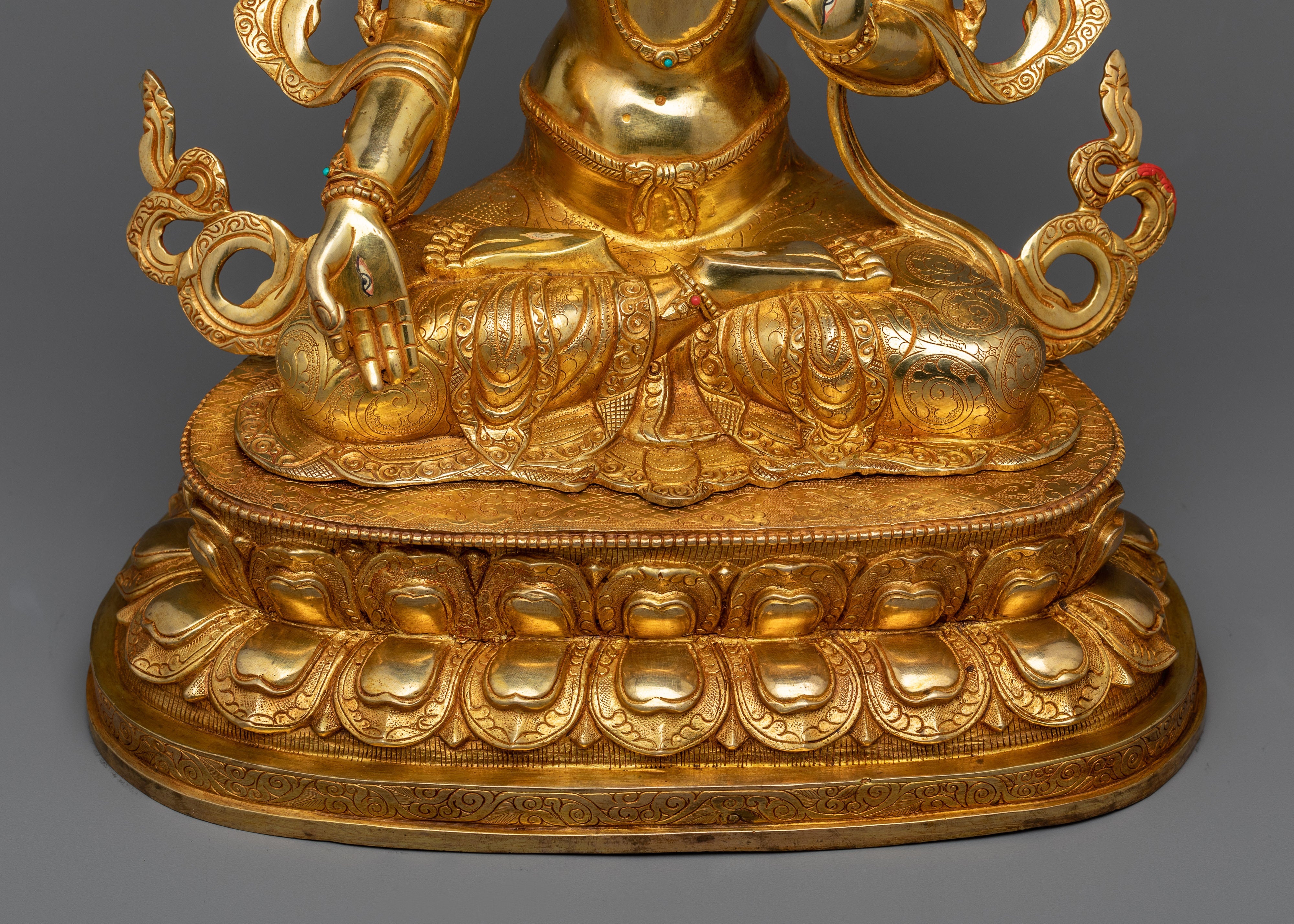Female Bodhisattva White Tara Statue | Embrace Serenity with our Sculpture