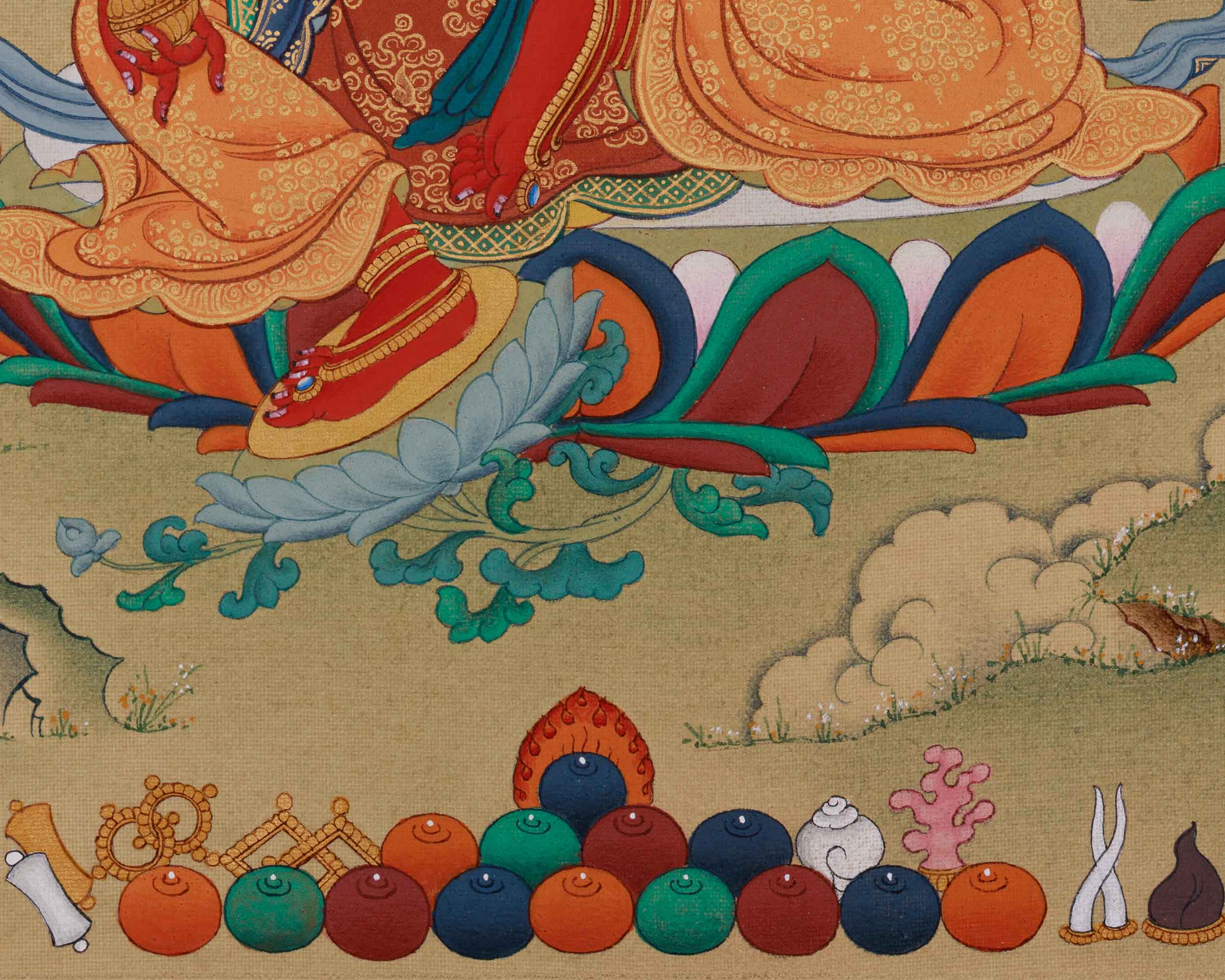 Dakini Red Tara Thangka | Goddess of Courage, Compassion, and Liberation