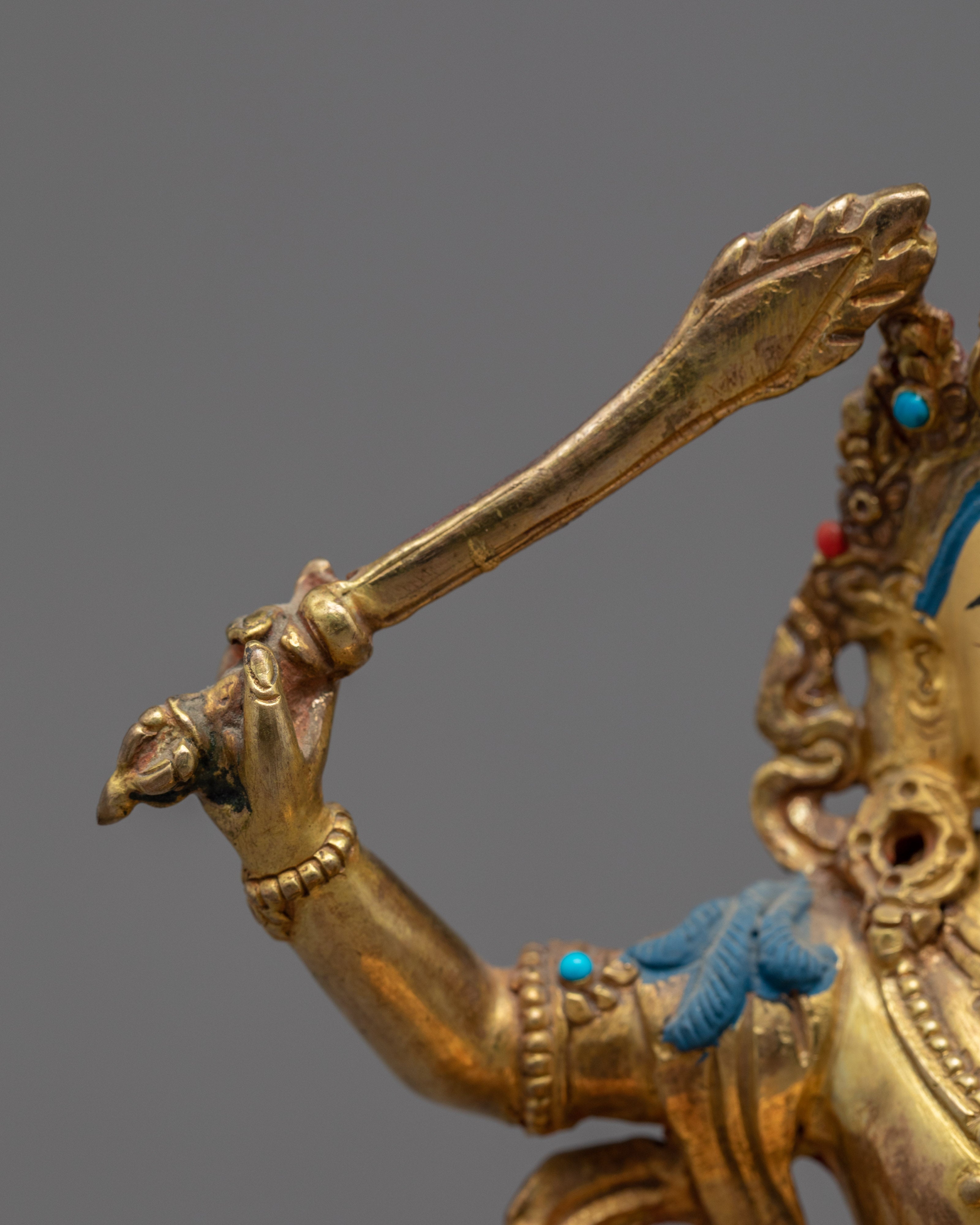 Small Manjushri Statue | Boddhisattva Wisdom Deity