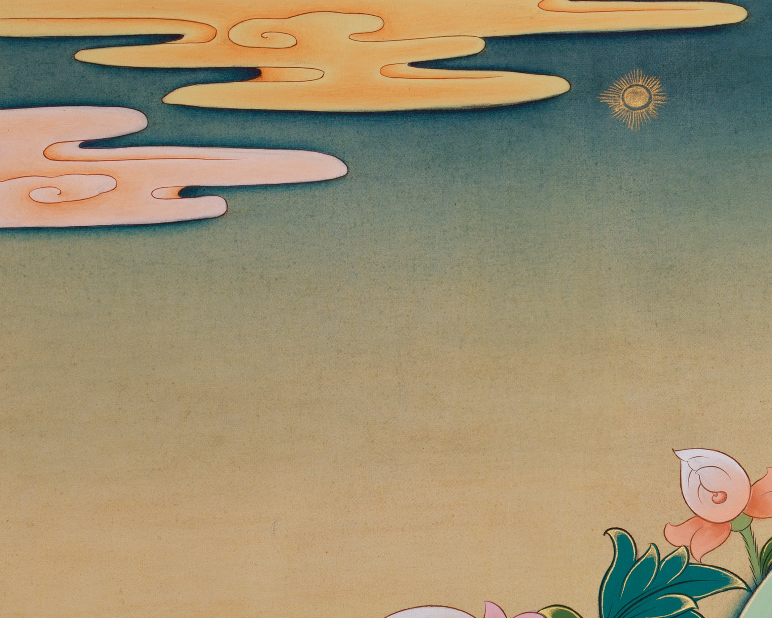 Vajrasattva Purification Deity Art | Tibetan Protector | Buddhist Artwork