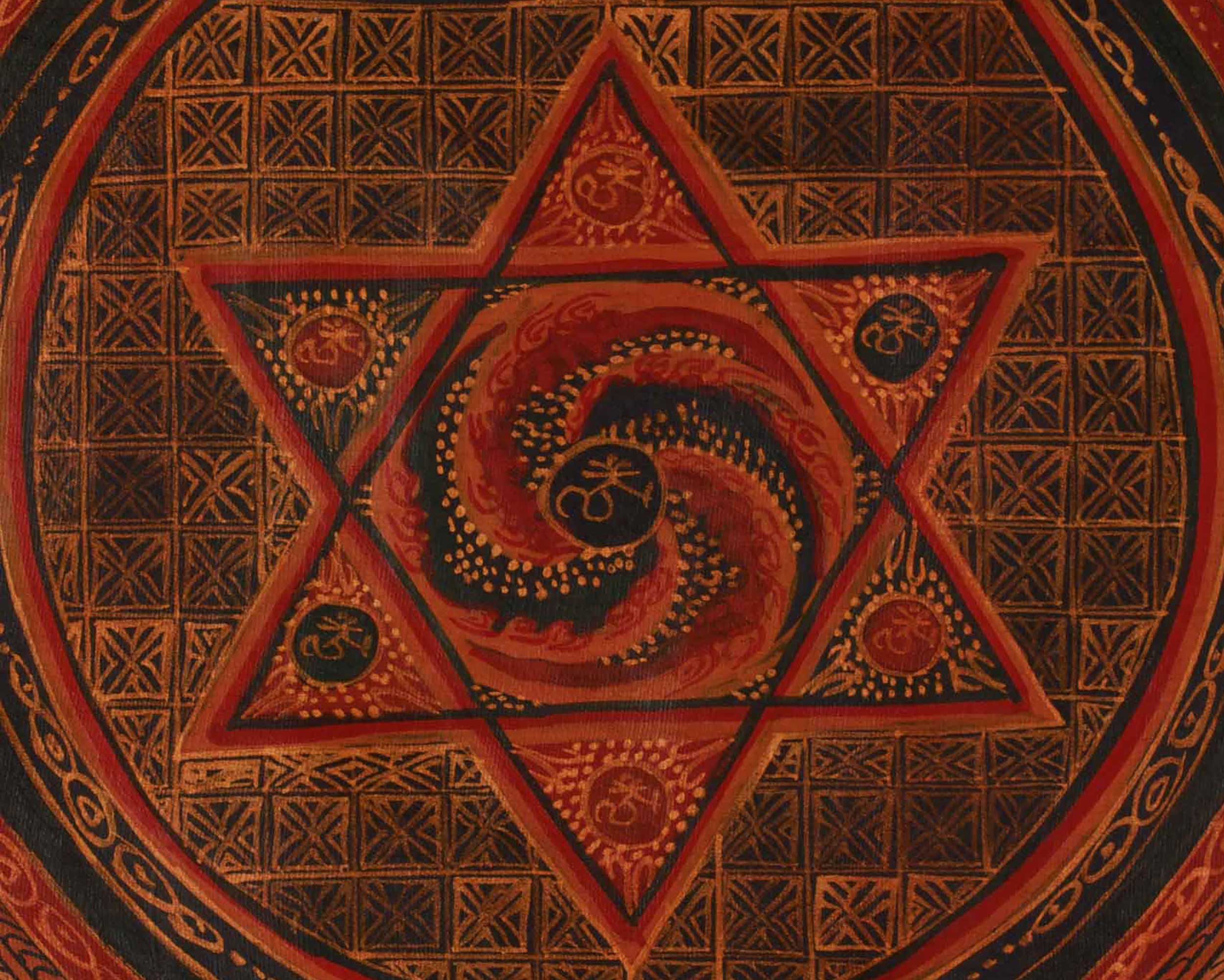 Traditional Star Mandala Art | Representing Cosmic Harmony and Awakened Energy