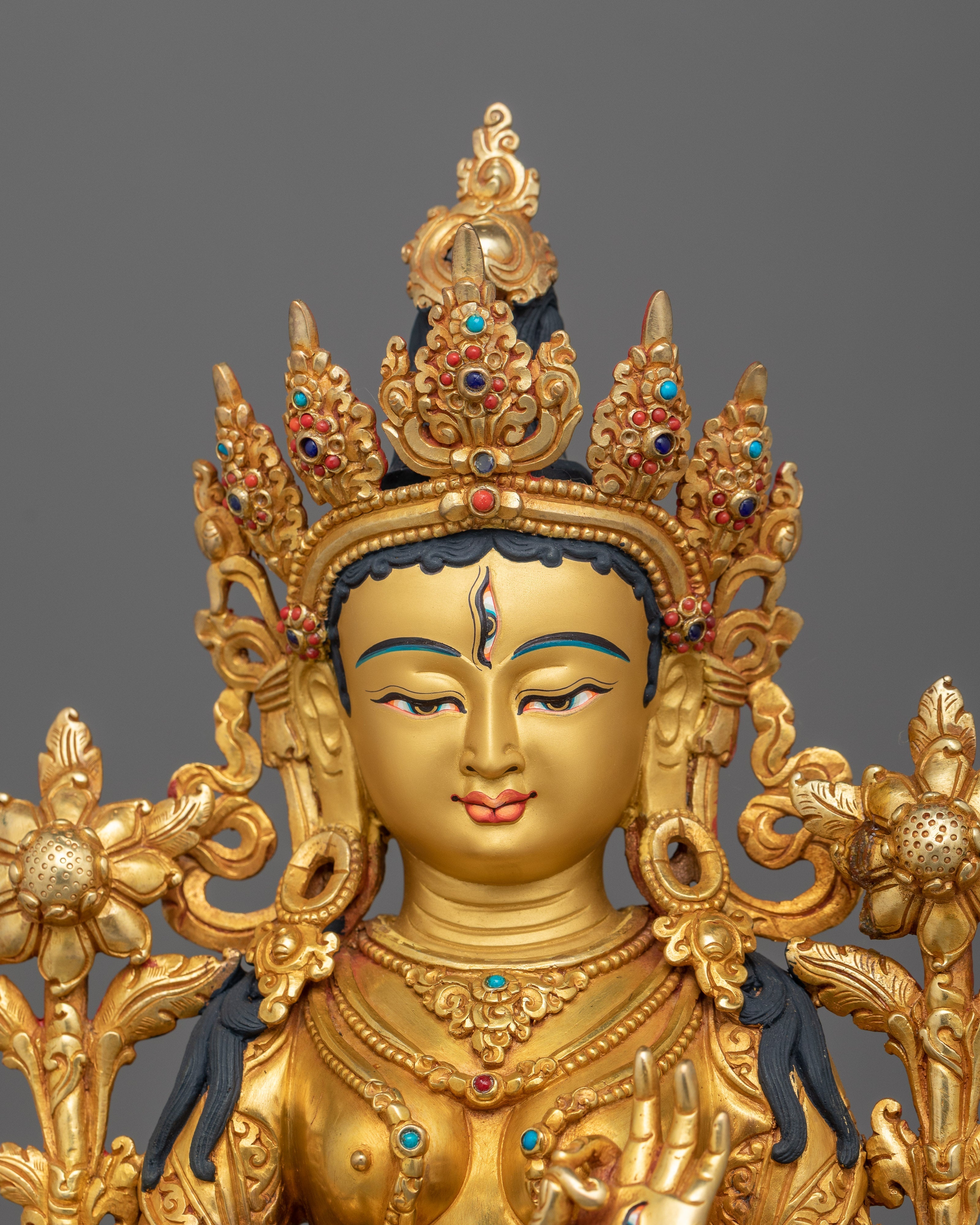 Compassionate Energy of White Tara Figurine | Guiding Towards Healing and Inner Peace