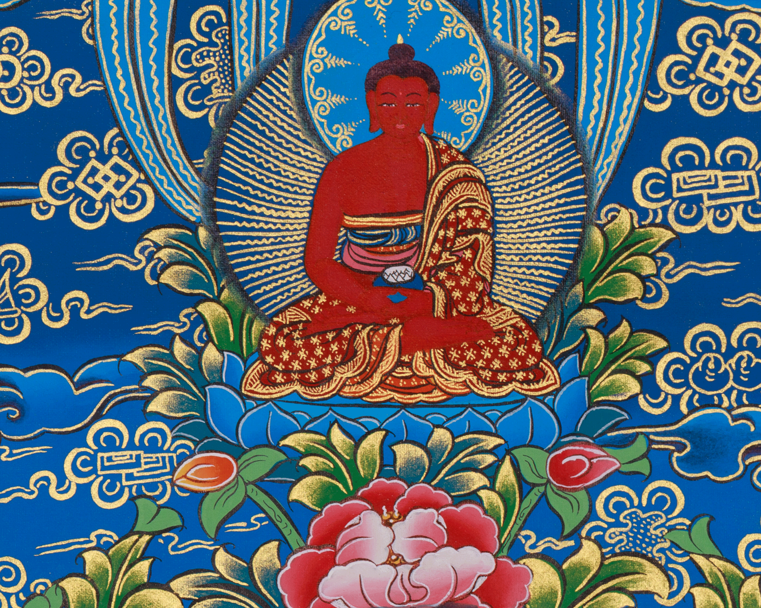 White Tara Longevity Art | Seven-Eyed Goddess | Sita Tara | Healing Deity