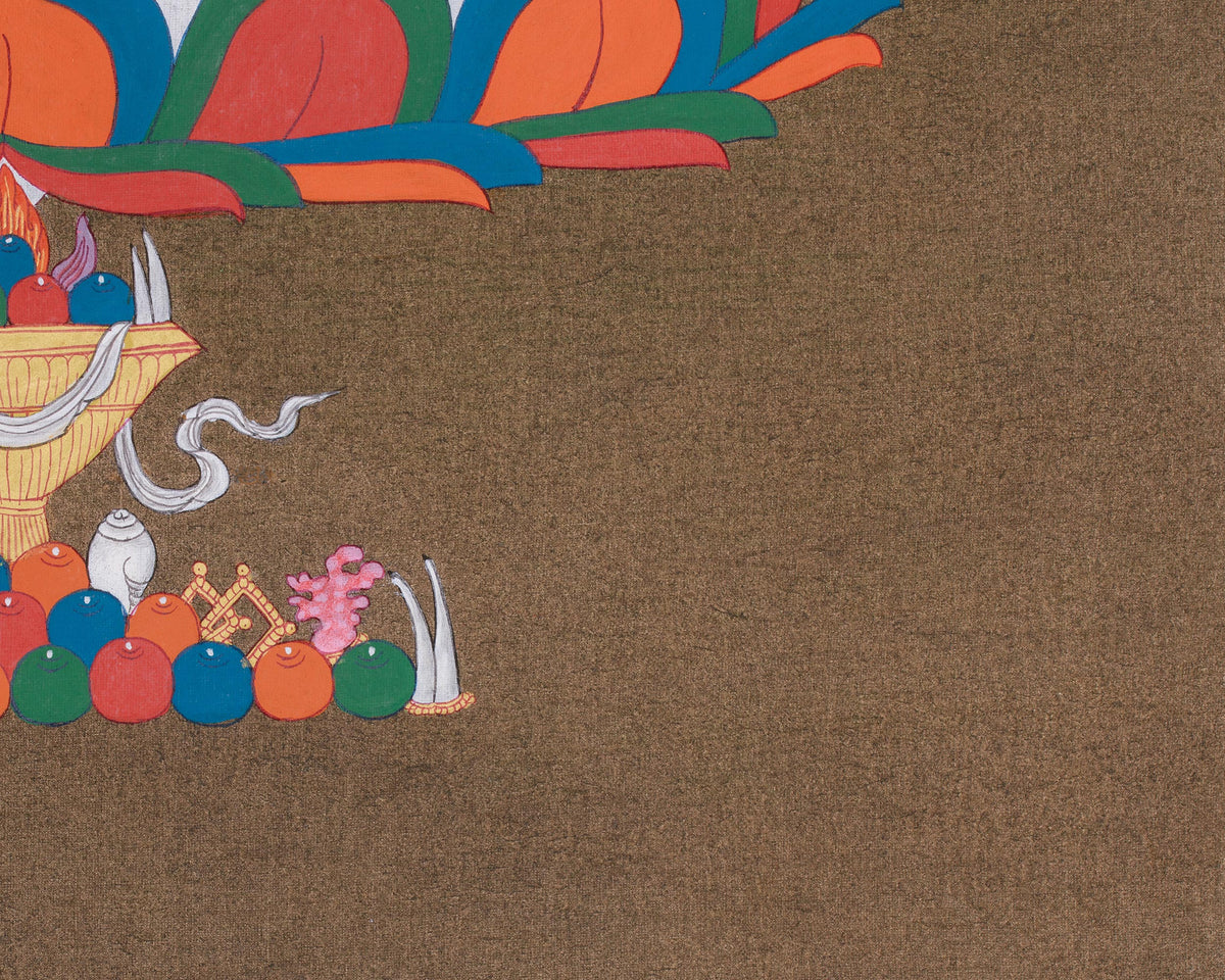 Tibetan Dorje Sempa Painting | Buddha of Purification | Cleansing of Negative Karma