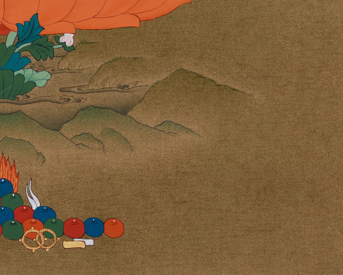 Sacred Compassionate Deity Chenrezig | Bodhisattva of Mercy and Spiritual Protection