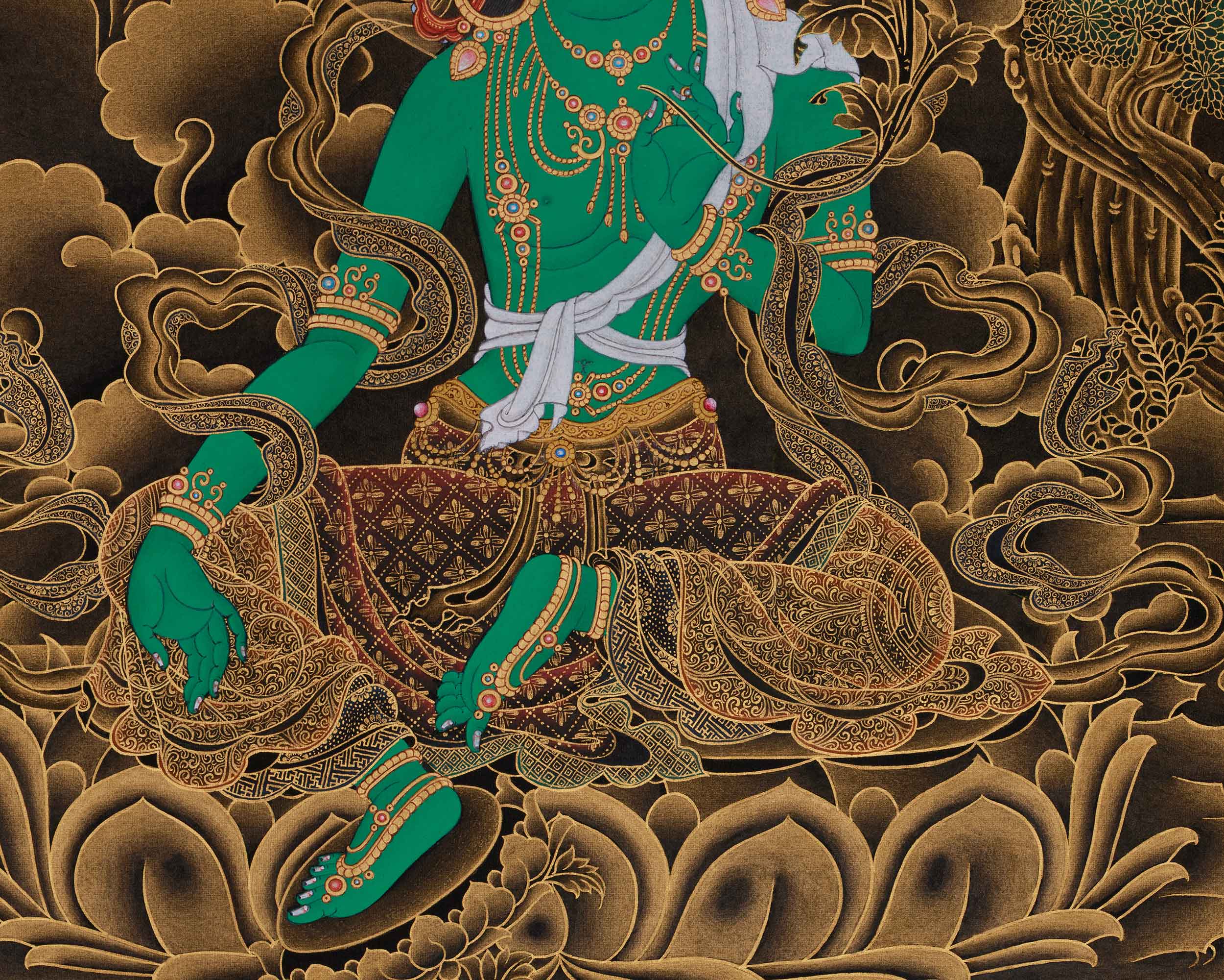 Exclusive Shyama Tara Painting | Mother of Liberation | Spiritual Healing