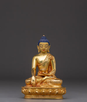 Shakyamuni Buddha Art in Copper