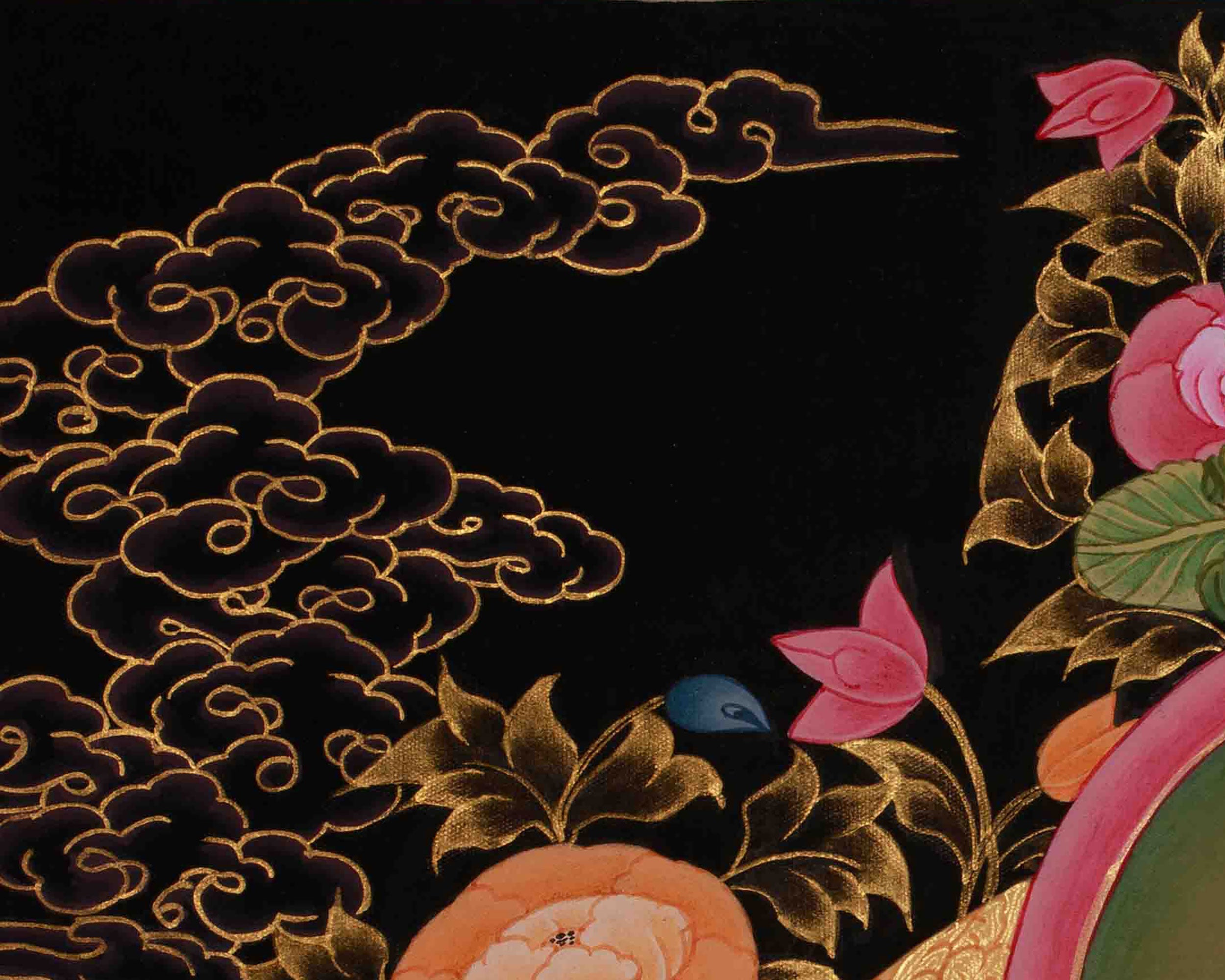 Chenrezig Spiritual Thangka | Avalokiteshvara Compassion Art