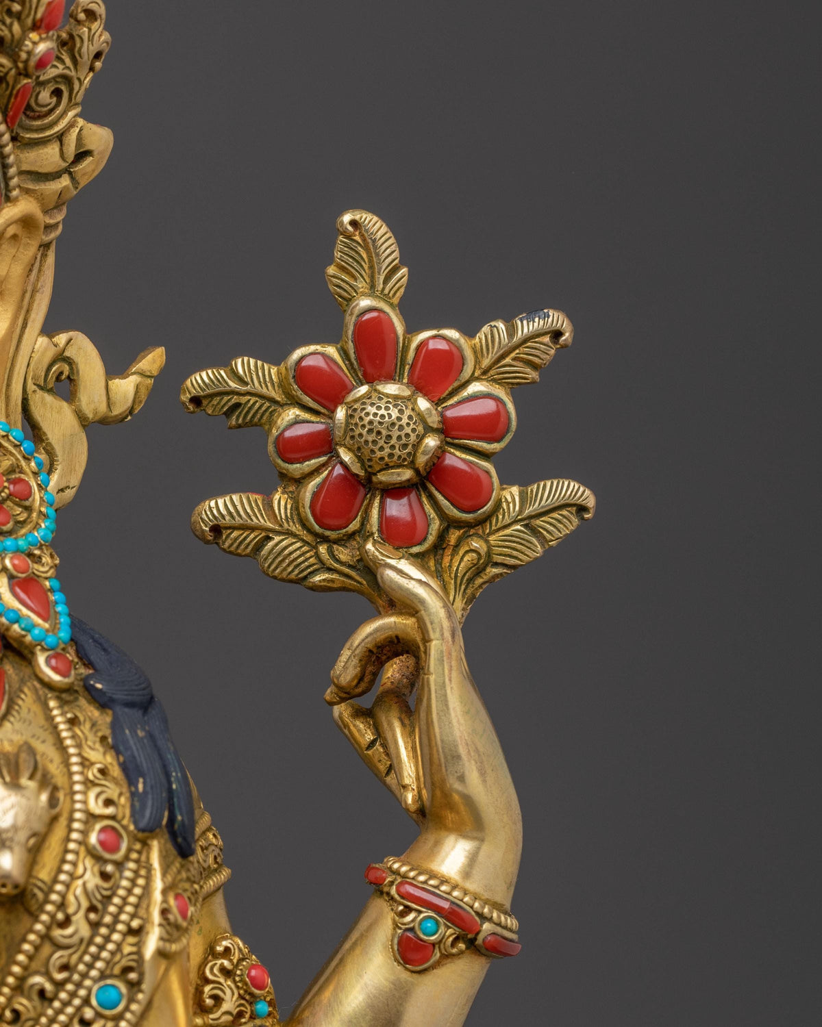 Chenrezig Compassion Deity Sculpture | Tibetan Buddhist Statue