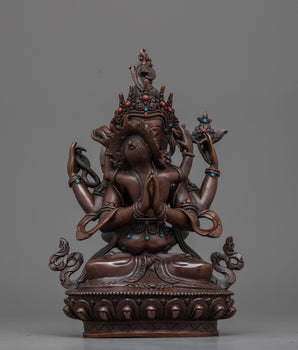 ChenrezigWithConsortStatue 