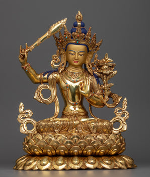 manjushri-bodhisattva-of-wisdom sculpture