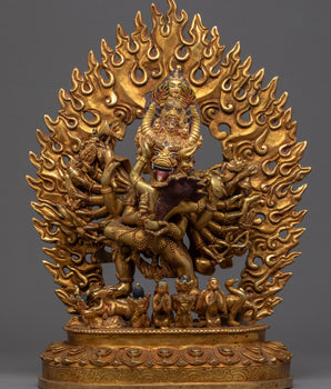 Yamantaka With Consort Sculpture