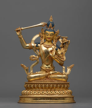 handcrafted-manjushri-sculpture