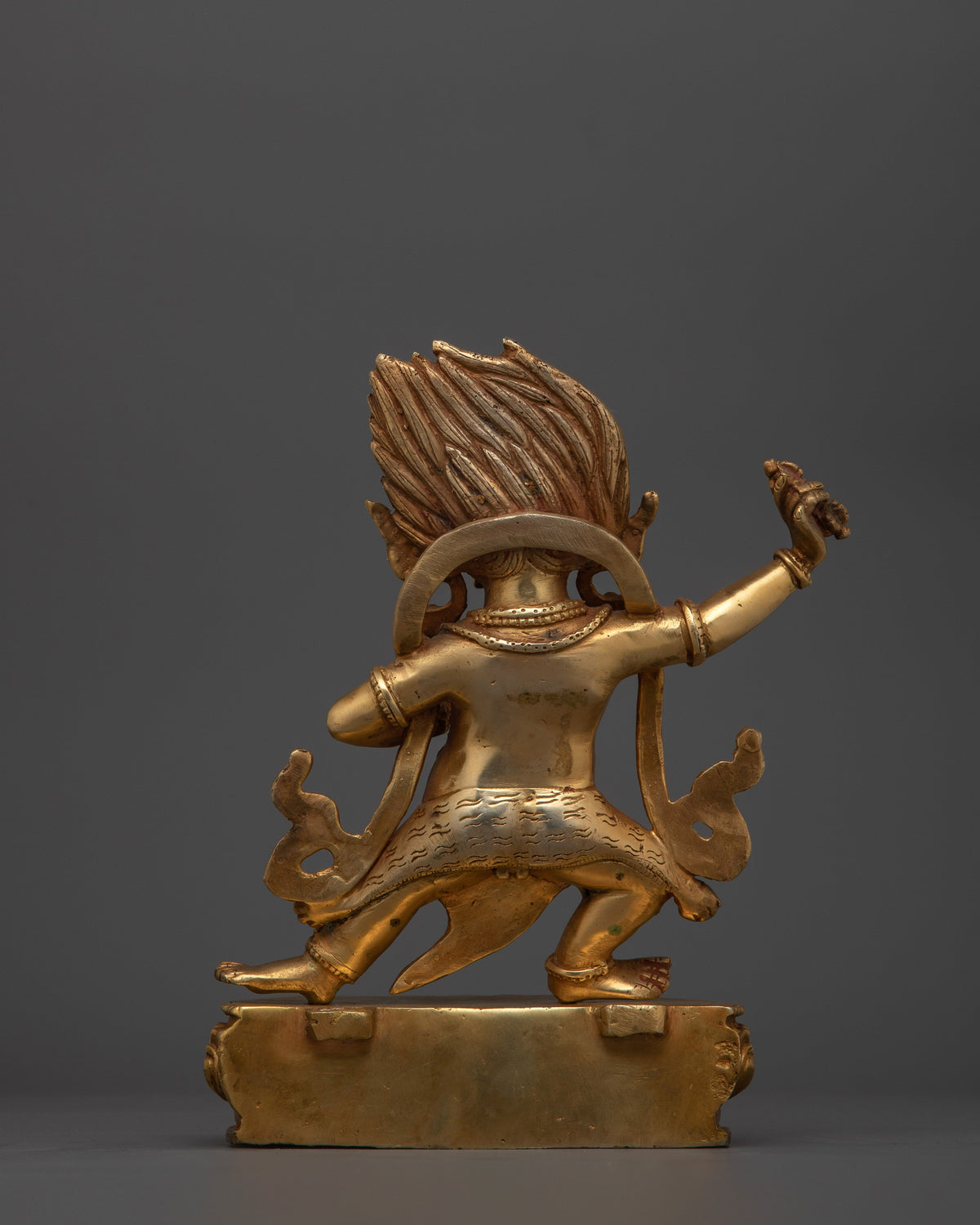 Wrathful Deity Chana Dorje (Vajrapani) Sculpture | Lord of Thunderbolt