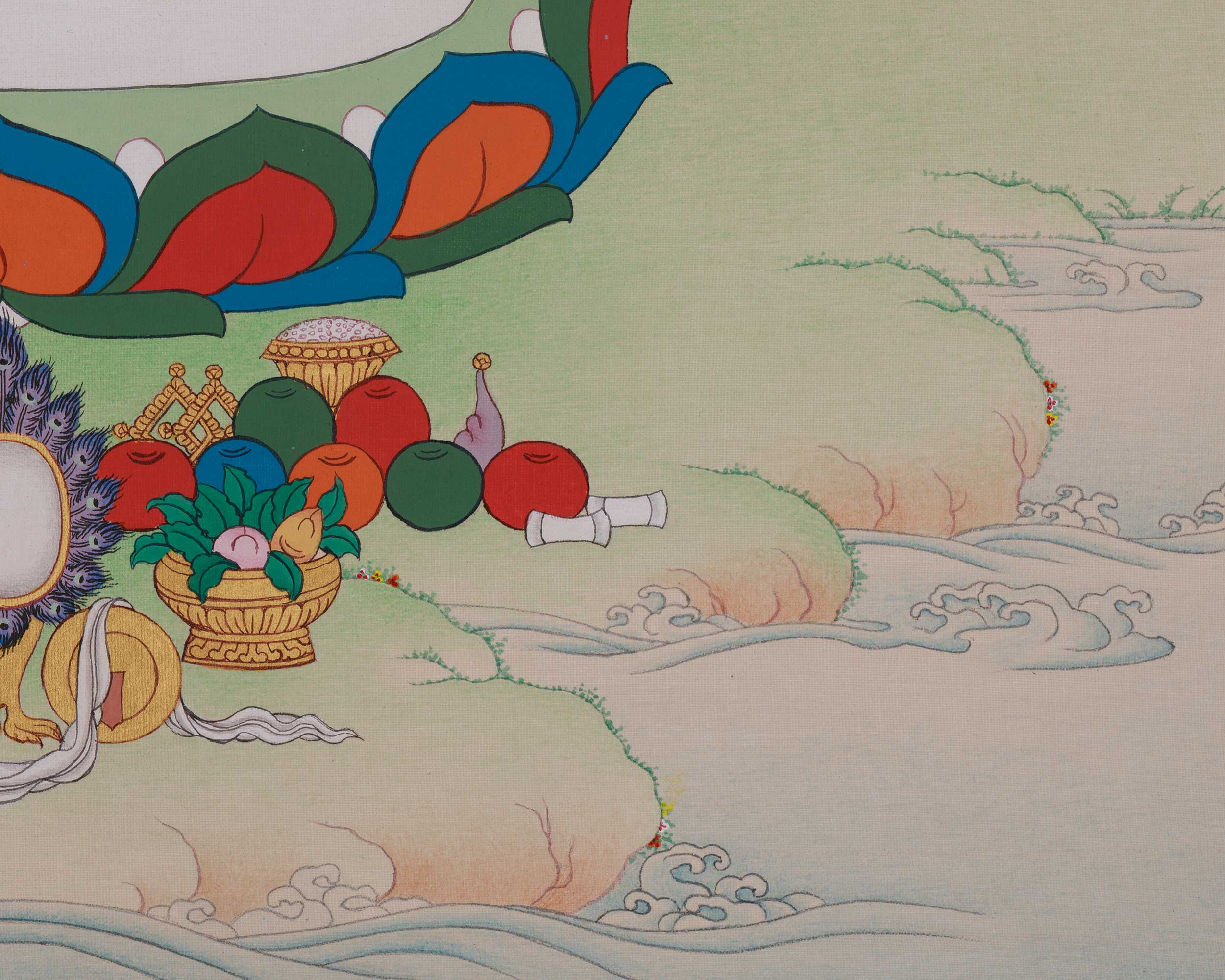 Sacred Machig Labdron Thangka | Emanation of Wisdom and Fearlessness