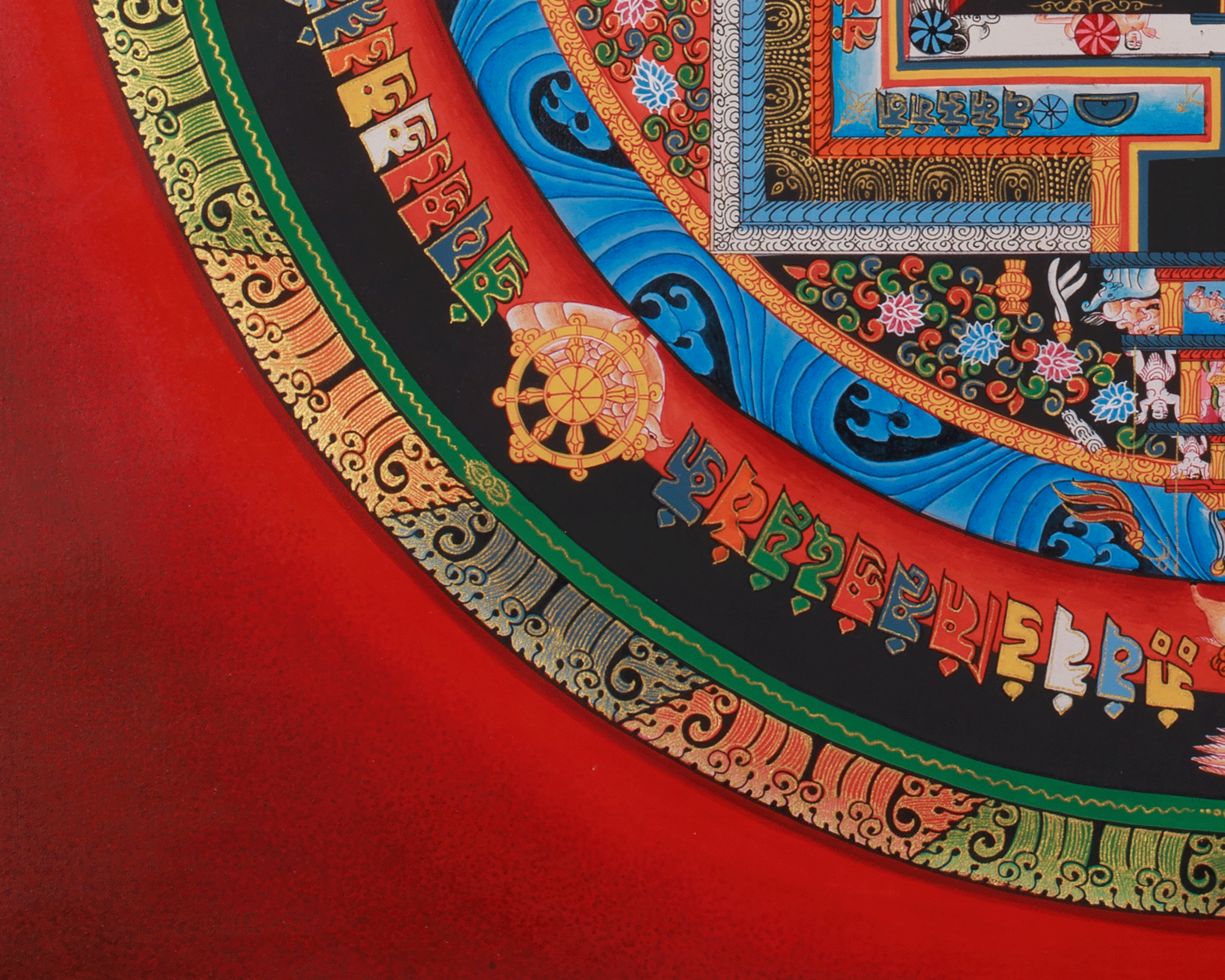 Sacred Kalachakra Mandala Artwork | Harmony, Protection, and Inner Awakening