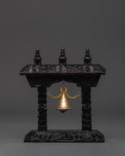 Bell on Wooden Frame